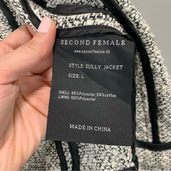 SECOND FEMALE Tweed Sully Jacket Blazer - Picture 6 of 6